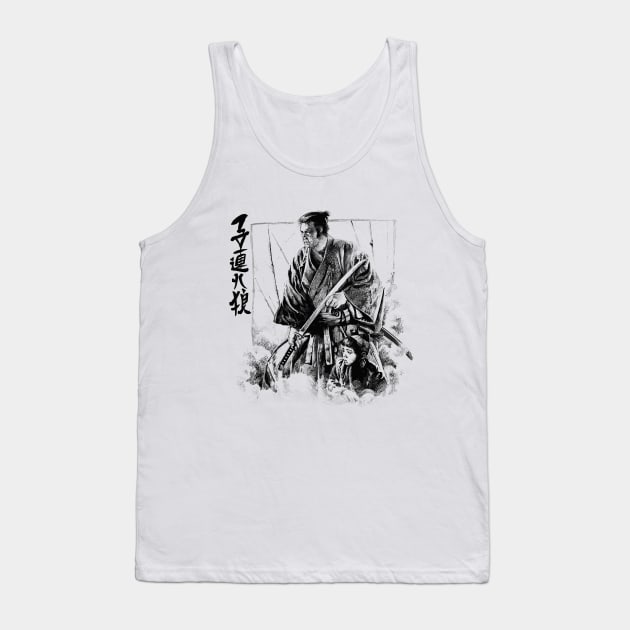 lone wolf and cub Tank Top by Sparkledoom